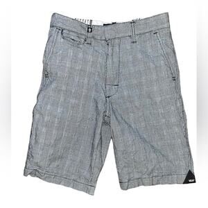 VANS boys black & white board shorts size 12